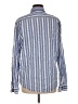 Express 100% Cotton Stripes Blue Long Sleeve Button-Down Shirt Size M - photo 2