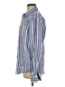Express 100% Cotton Stripes Blue Long Sleeve Button-Down Shirt Size M - photo 5