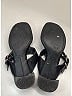 Prada Black Leather Thong Block Heels Size EU 37 - photo 9