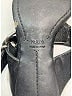 Prada Black Leather Thong Block Heels Size EU 37 - photo 6