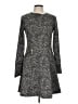 MICHAEL Michael Kors Tweed Gray Cocktail Dress Size 10 - photo 1