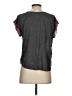 Tiny 100% Rayon Burgundy Short Sleeve Blouse Size S - photo 2