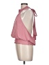 Ramy Brook 100% Polyester Pink Halter Top Size L - photo 5