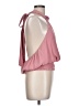 Ramy Brook 100% Polyester Pink Halter Top Size L - photo 4