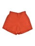 Julia Amory 100% Cotton Solid Orange Shorts Size XS - photo 1