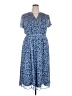 MSK 100% Polyester Blue Casual Dress Size 20 - photo 1