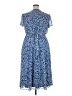 MSK 100% Polyester Blue Casual Dress Size 20 - photo 2
