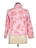 T by Talbots Print Pink Track Jacket Size 1X - photo 2