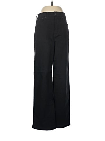 Madewell The Tall Perfect Vintage Wide-Leg Jean in Black Rinse Wash (view 1)