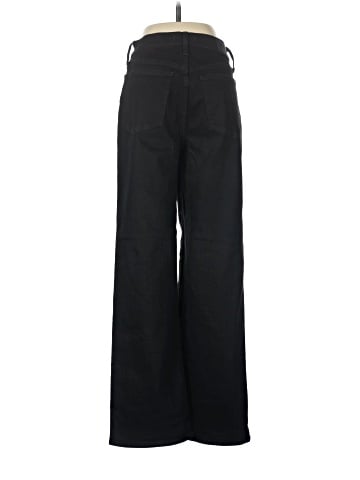 Madewell The Tall Perfect Vintage Wide-Leg Jean in Black Rinse Wash (view 2)