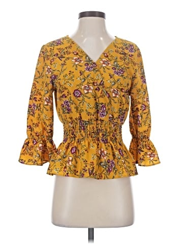 Moa Moa 3/4 Sleeve Blouse (view 1)