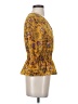 Moa Moa Yellow 3/4 Sleeve Blouse Size S - photo 4