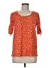 MICHAEL Michael Kors Orange 3/4 Sleeve Blouse Size M - photo 1