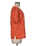 MICHAEL Michael Kors Orange 3/4 Sleeve Blouse Size M - photo 4