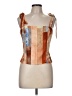 Maison d' Amelie Orange Sleeveless Blouse Size 8 - photo 1