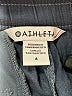Athleta 100% Linen Solid Blue Cargo Shorts Size 4 - photo 3