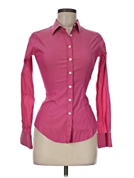 thomas pink dress shirts White & Blue Slim Fit Regent Track Stripe Formal Shirt slightly tapered at the waist Pale Pink Slim Fit Essential