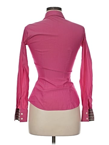 Thomas Pink Long Sleeve Button-Down Shirt (view 2)