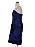 Express Design Studio Graphic Blue Cocktail Dress Size 4 - photo 6