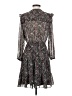 Ellison 100% Polyester Floral Black Casual Dress Size S - photo 2