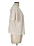 Danskin 100% Polyester Ivory Short Sleeve Blouse Size L - photo 4