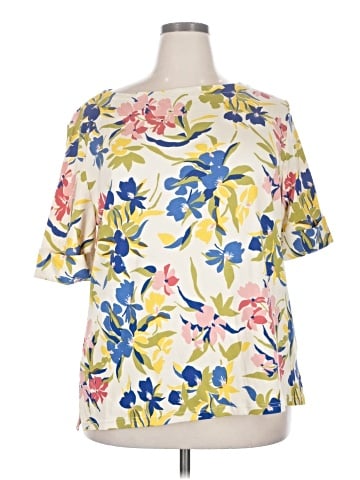 Lauren by Ralph Lauren Short Sleeve Blouse (view 1)
