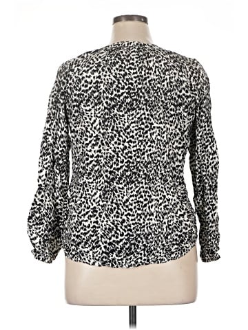 Faded Glory 3/4 Sleeve Blouse (view 2)