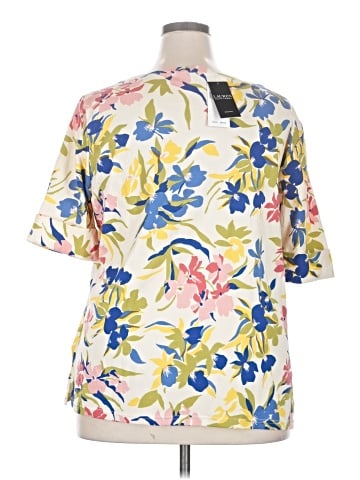 Lauren by Ralph Lauren Short Sleeve Blouse (view 2)