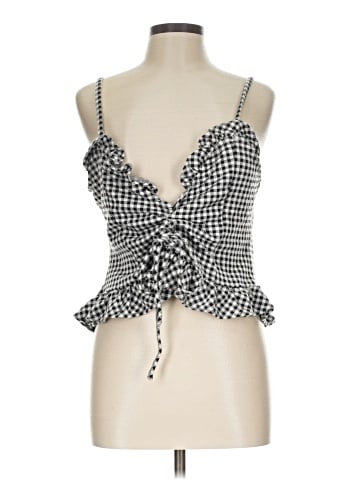 Blue Tassel Tank Top (view 1)