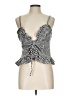 Blue Tassel Black Tank Top Size L - photo 1