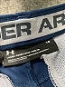 Under Armour 100% Polyester Solid Blue Shorts Size 14 - photo 3