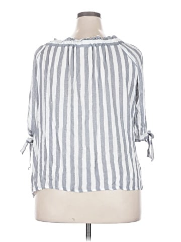 Faith and Joy 3/4 Sleeve Blouse (view 2)