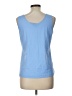 Chico's Blue Sleeveless T-Shirt Size Lg (2) - photo 2
