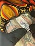 Lularoe Print Orange Leggings One size - photo 7