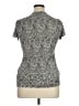 Elementz 100% Polyester Silver Short Sleeve Top Size XL - photo 2