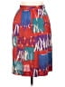 Neiman Marcus Print Red Casual Skirt Size EU 46 / US 16 - photo 1