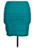Forever 21 Plus Solid Teal Casual Skirt Size 1X Plus - photo 2