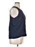 Design History 100% Cotton Blue Sleeveless Blouse Size XL - photo 4
