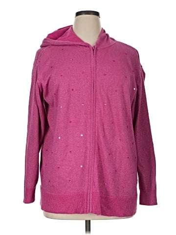 Quacker Factory Zip Up Hoodie (view 1)