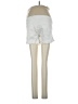 LED Luxe Essentials Denim Ivory White Shorts Size XS - photo 2