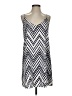 Veronica M. Print Silver Casual Dress Size S - photo 1