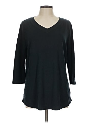 Isaac Mizrahi LIVE! 3/4 Sleeve T-Shirt (view 1)