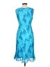 Donna Ricco 100% Polyester Blue Cocktail Dress Size 10 - photo 2