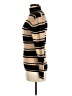 Banana Republic Stripes Tan Turtleneck Sweater Size M - photo 5