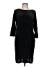 Tiana B. Solid Black Cocktail Dress Size 12 - photo 1
