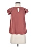 Mine 100% Polyester Pink Short Sleeve Blouse Size S - photo 1