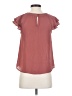 Mine 100% Polyester Pink Short Sleeve Blouse Size S - photo 2