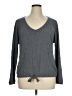 LC Lauren Conrad Gray Long Sleeve Top Size XL - photo 1