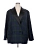 Lauren by Ralph Lauren Plaid Blue Blazer Size 22 - photo 1