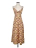 Forever 21 100% Polyester Floral Yellow Casual Dress Size S - photo 1